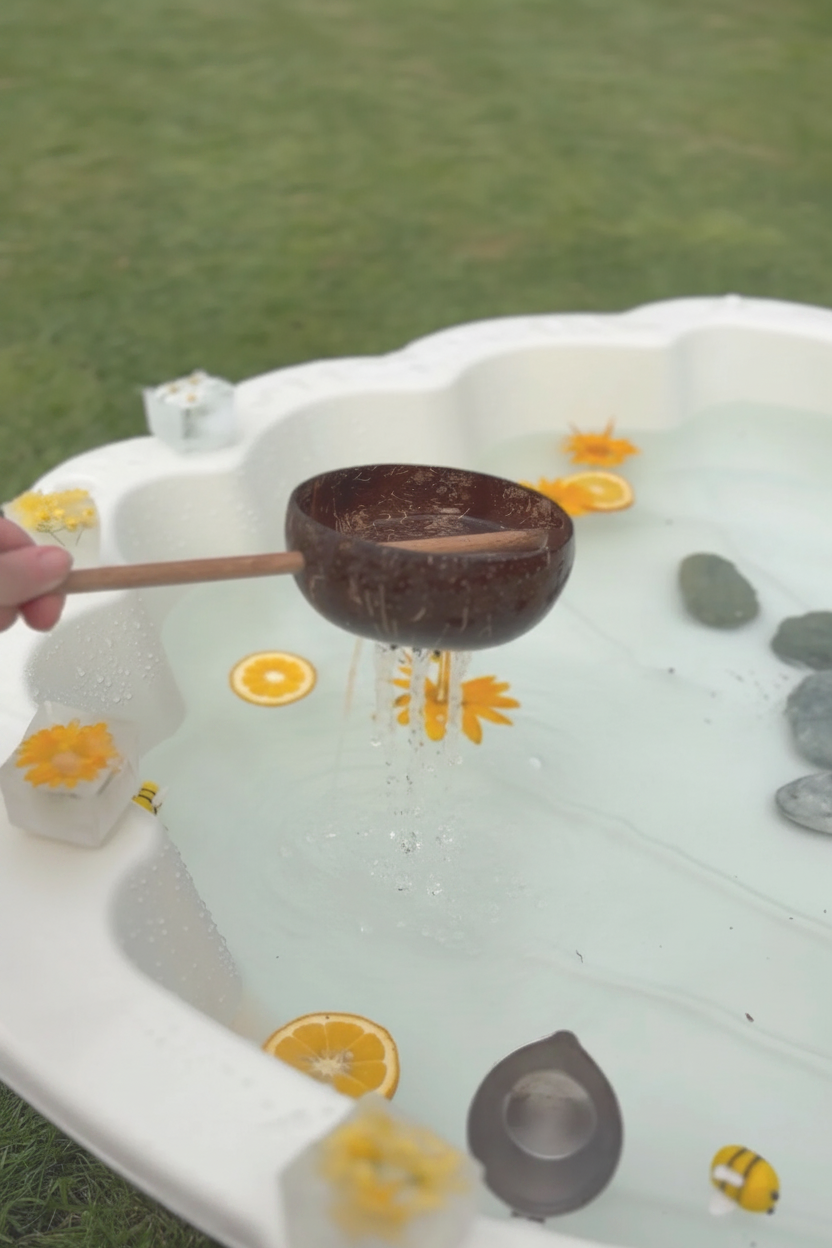 coconut water and sand scoop