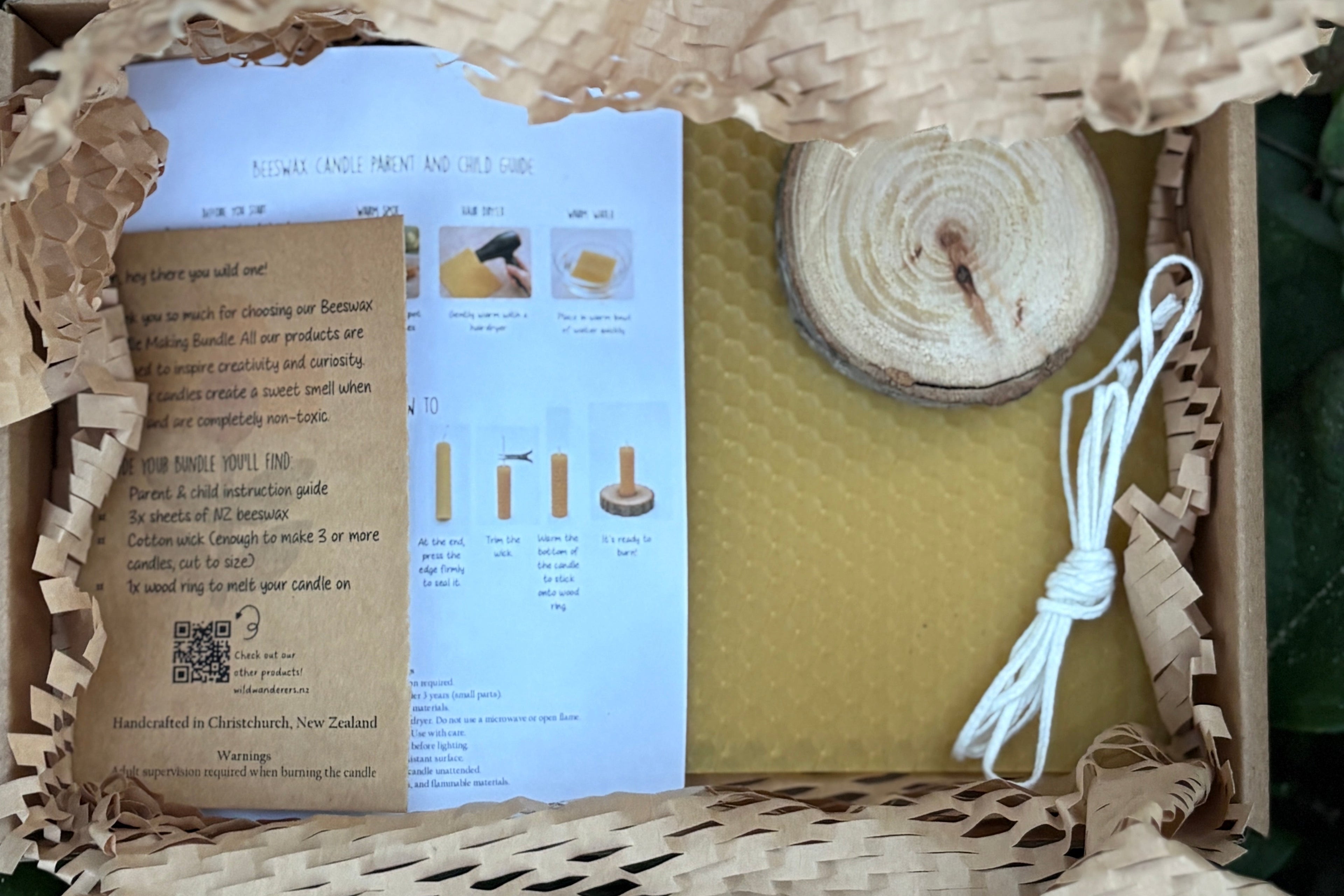 Beeswax Candle Rolling Kit