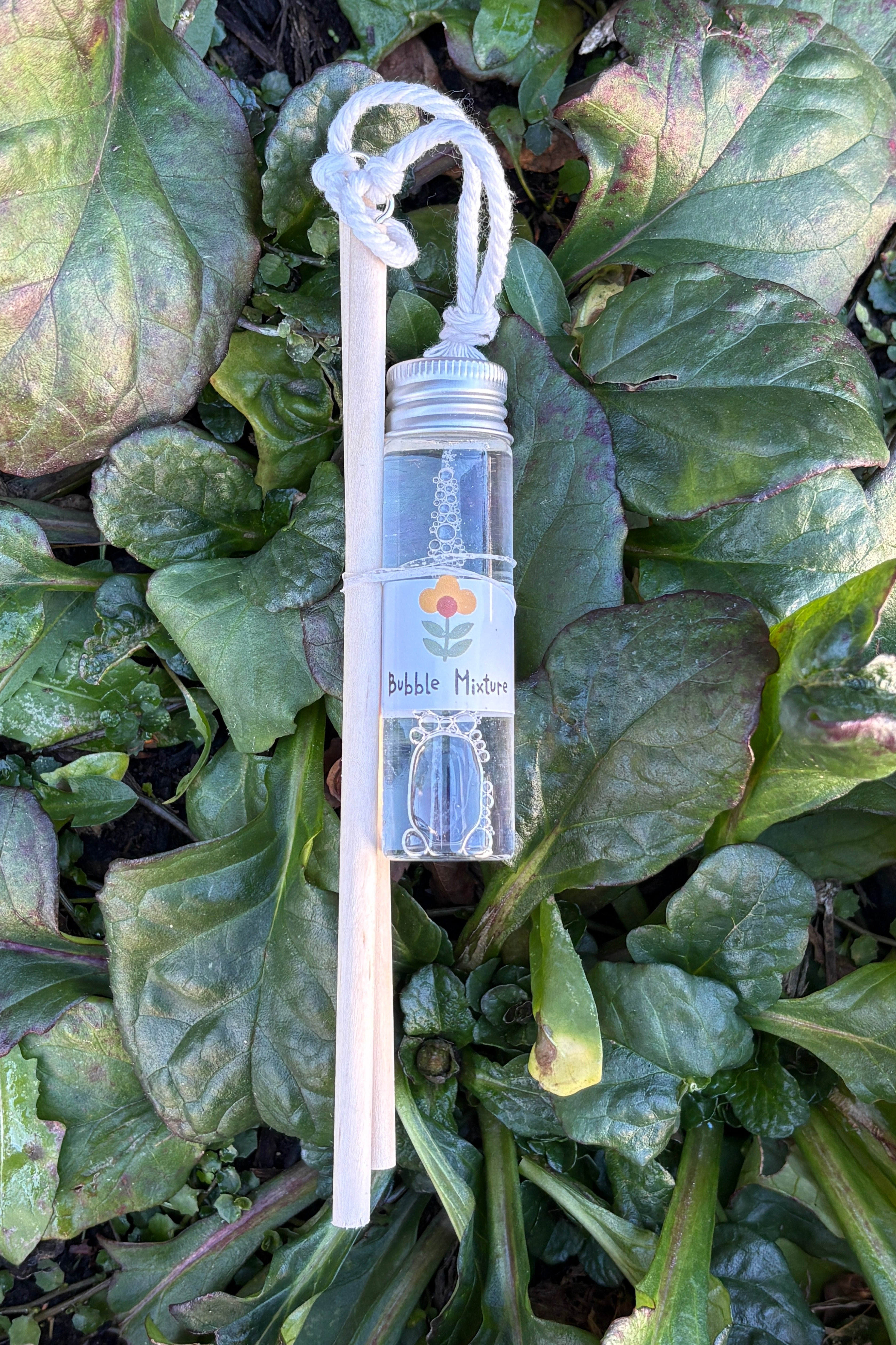 Mini Bubble Wand with Bubble Mix