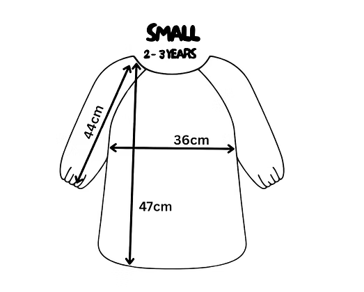 Bear Kids Art Smock and Food Bib