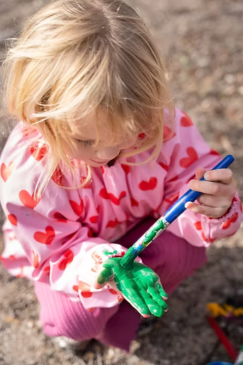 Lovebug Kids Art Smock and Food Bib