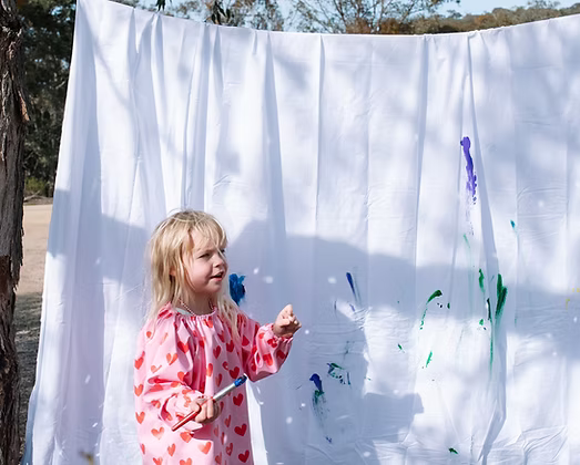 Lovebug Kids Art Smock and Food Bib