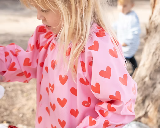 Lovebug Kids Art Smock and Food Bib